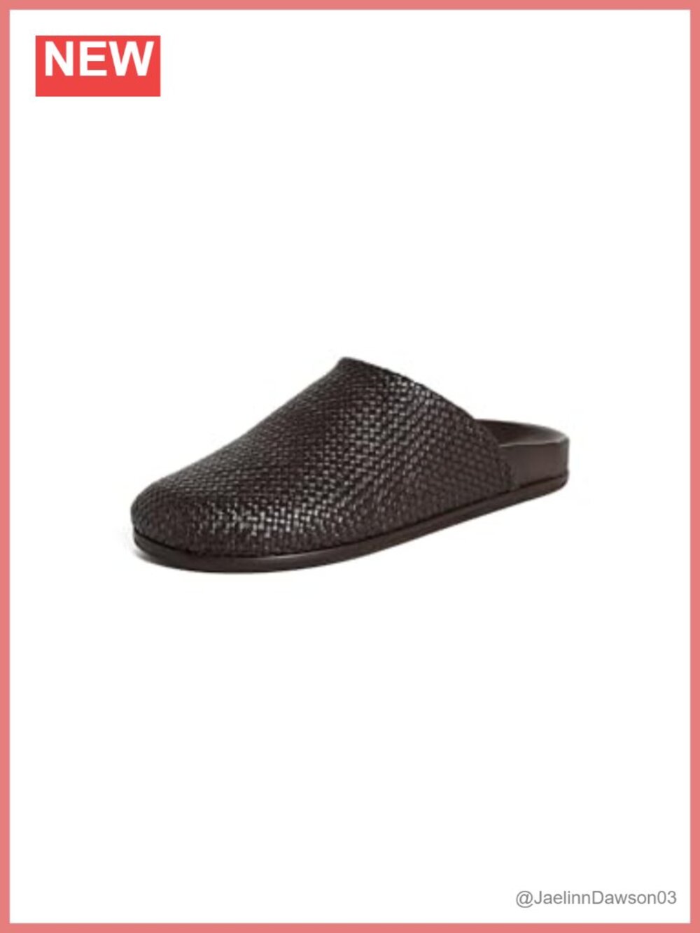 Woven Lambskin Flats with Molded Footbed